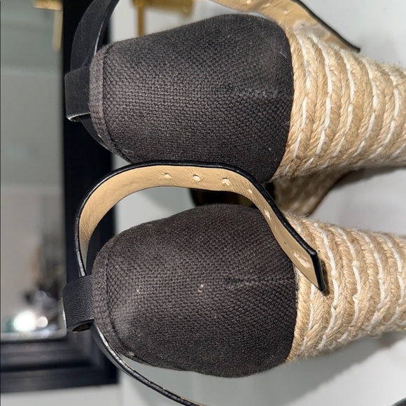 Michael Kors Black Wedge Sandals - Picture 7 of 11